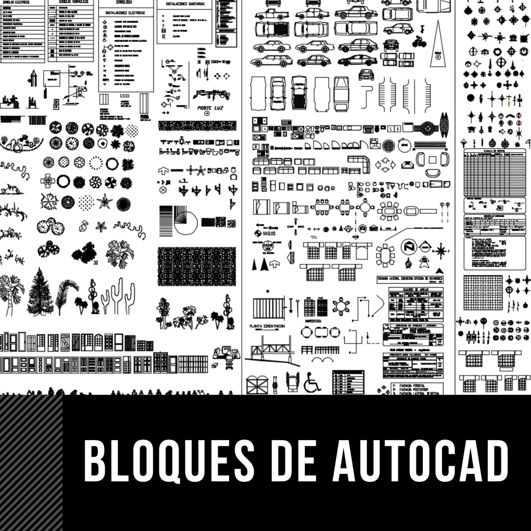 Bloques de autocad arquitectura id art