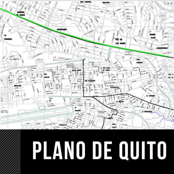 DESCARGA GRATIS MAPA DE QUITO EN AUTOCAD - Imagen 2