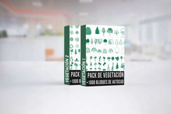 2 PACK DE VEGETACIÓN +2000 BLOQUES PARA AUTOCAD - Imagen 3