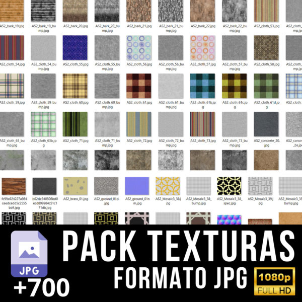PACK DE TEXTURAS Y MATERIALES FULL HD +700 IMAGENES EN PNG