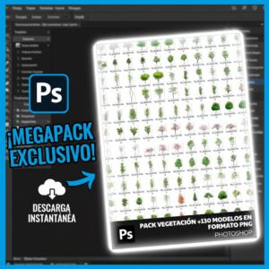 DESCARGA PACK VEGETACIÓN 4K +130 MODELOS EN FORMATO PNG