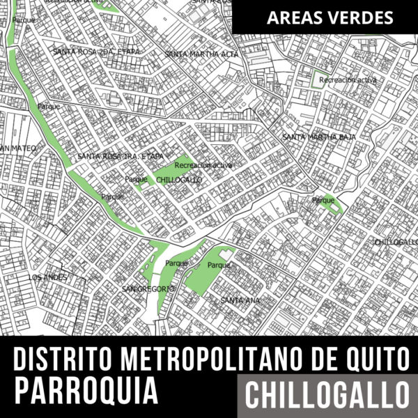 AREAS VERDES PARQUES CHILLOGALO