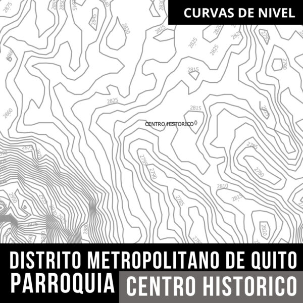 CURVAS DE NIVEL CENTRO HISTORICO