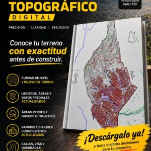 PARROQUIA LA MENA MAPA PREDIAL Y TOPOGRÁFICO (CURVAS DE NIVEL) DM QUITO WGS84