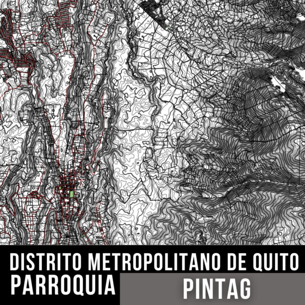 PARROQUIA PINTAG PACK PLANO TOPOGRAFICO CURVAS DE NIVEL + LIMITES POLITICOS y mapa predial de la PARROQUIA PINTAG
