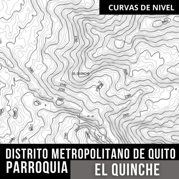 CURVAS DE NIVEL EL QUINCHE