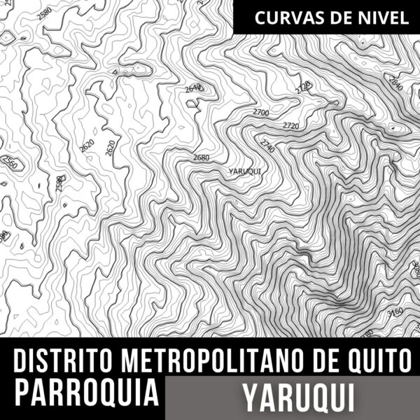 CURVAS DE NIVEL TOPOGRAFIA YARUQUI