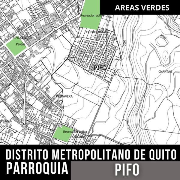 AREAS VERDES PARQUES PARROQUIA PIFO
