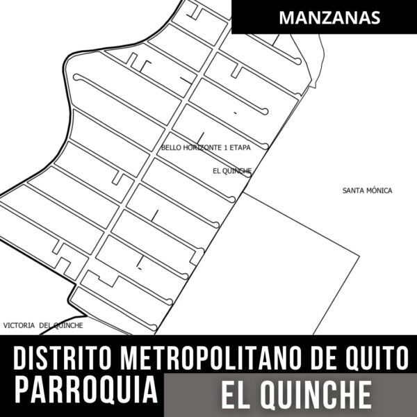 MANZANAS TRAMA URBANA EL QUINCHE
