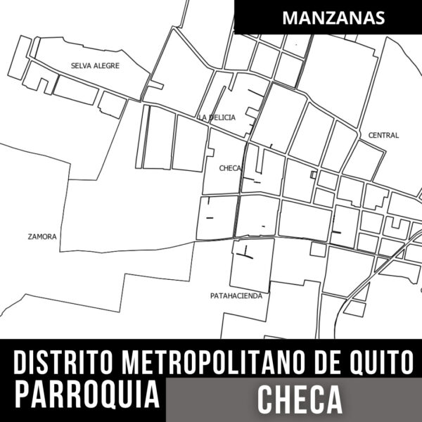MANZANAS TRAMA URBANA CHECA