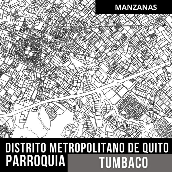 MANZANAS TRAMA URBANA TUMBACO