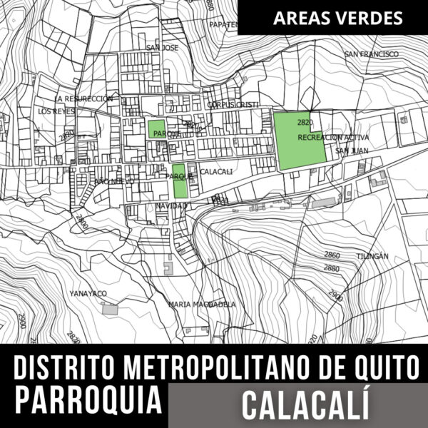 CALACALI PARROQUIA AREAS VERDES PARQUES