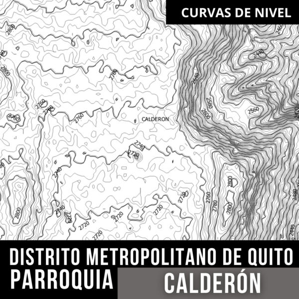 CALDERON CURVAS DE NIVEL