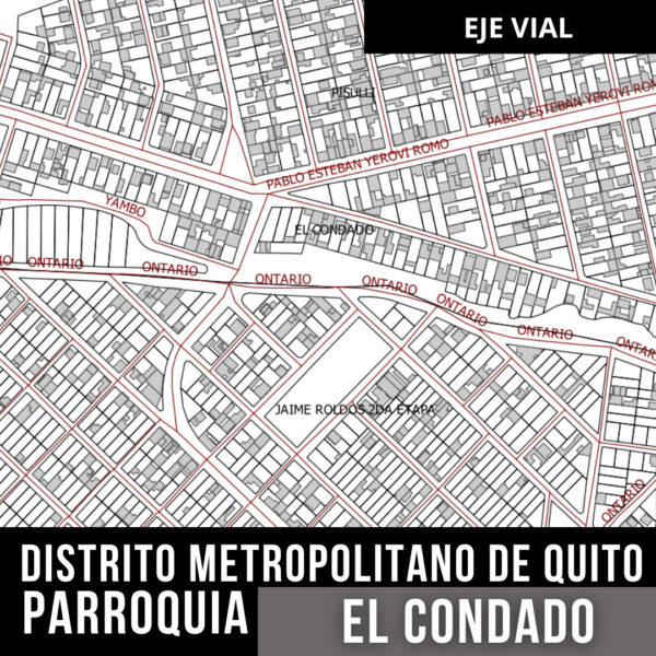 EL CONDADO EJE VIAL CALLES
