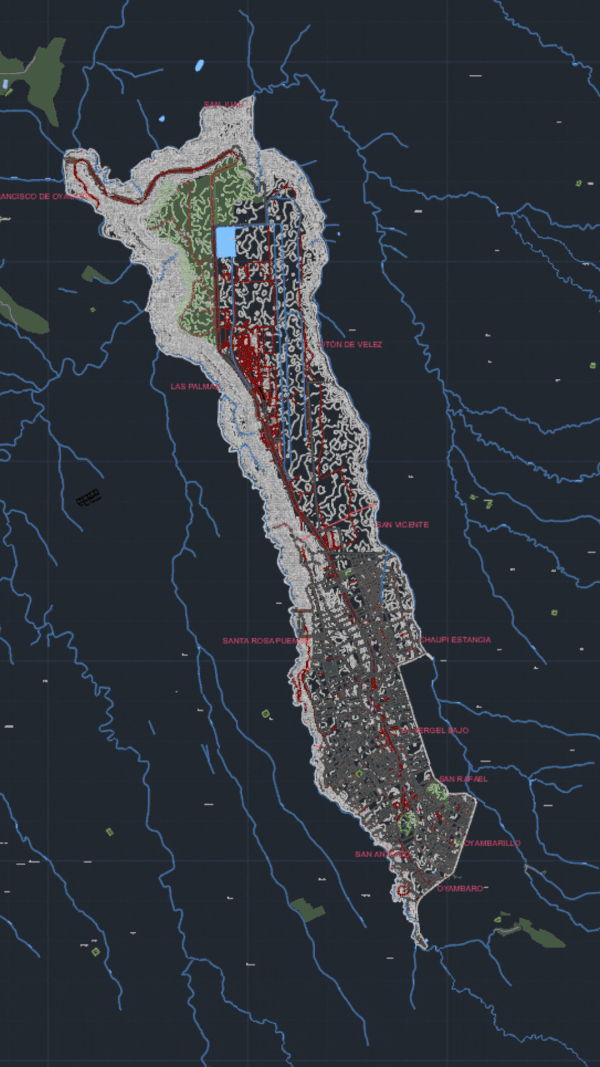 Pebane Mapa TABABELA PARROQUIA MAPA PREDIAL Y TOPOGRÁFICO (CURVAS DE NIVEL) DM ...