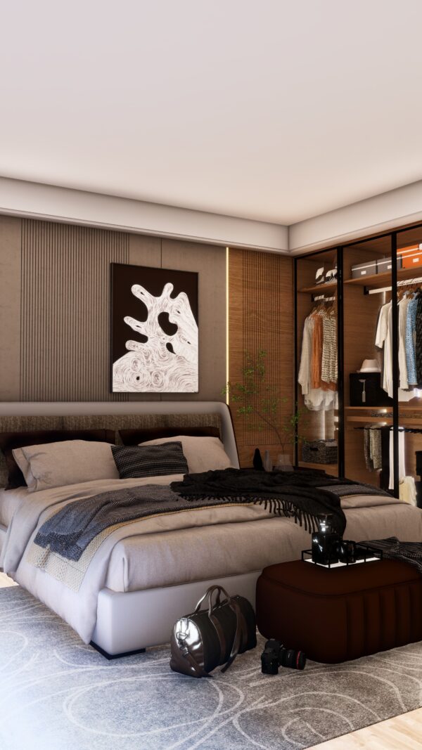 Modelo3D Dormitorio 35m2