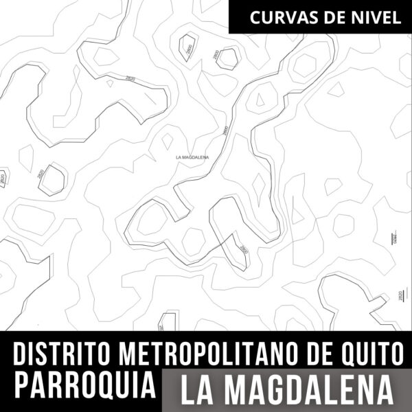 LA MAGDALENA CURVAS DE NIVEL