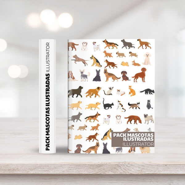 PACK MASCOTAS ILUSTRADAS