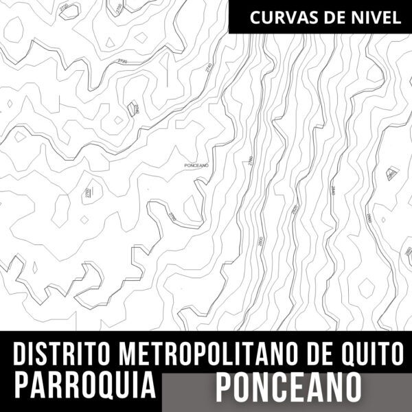 PONCEANO CURVAS DE NIVEL