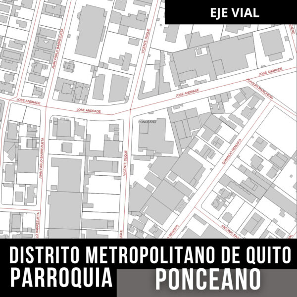 PONCEANO EJE VIAL CALLES