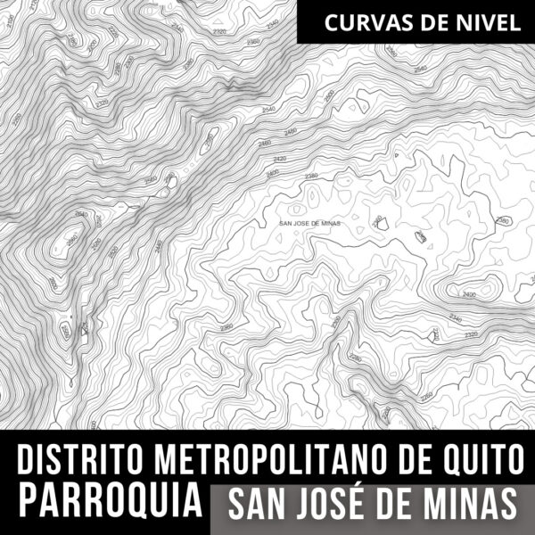 SAN JOSE DE MINAS CURVAS DE NIVEL