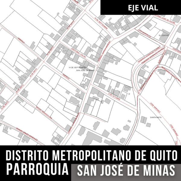 SAN JOSE DE MINAS EJE VIAL CALLES