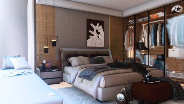 Modelo3D Dormitorio 35m2