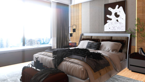 Modelo3D Dormitorio 35m2
