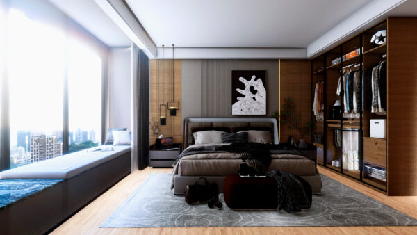 Modelo3D Dormitorio 35m2