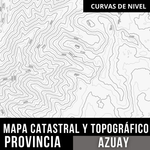 CURVAS DE NIVEL PROVINCIA AZUAY