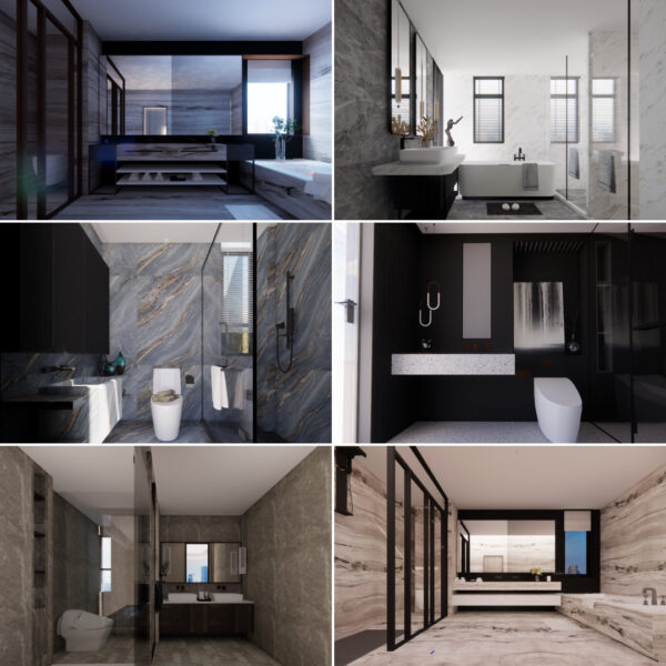 PACK ESCENAS MODELOS 3D BAÑOS (1)