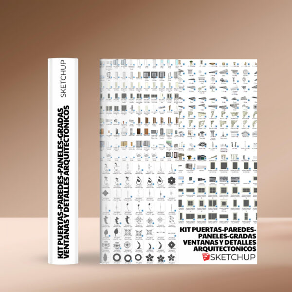 KIT 6x1 KIT PUERTAS-PAREDES-PANELES-GRADAS VENTANAS Y DETALLES ARQUITECTONICOS PROMO