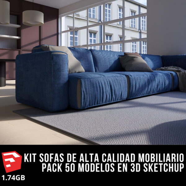KIT-SOFAS-DE-ALTA-CALIDAD-MOBILIARIO-1.74GB-PACK-50-MODELOS-EN-3D-SKETCHUP
