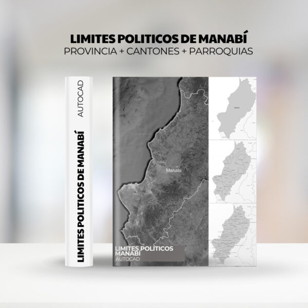 PACK PLANO TOPOGRAFICO CURVAS DE NIVEL MANABI