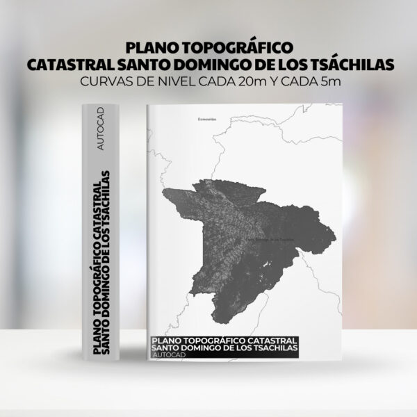 PACK PLANO TOPOGRAFICO CURVAS DE NIVEL SANTO DOMINGO DE LOS TSACHILAS