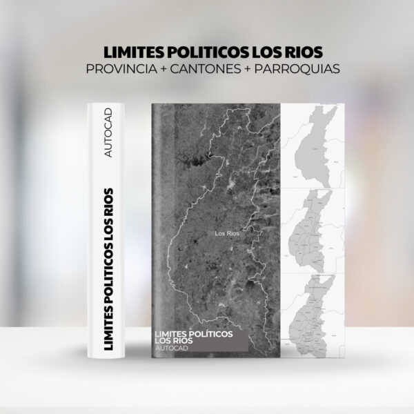PACK PLANO TOPOGRAFICO CURVAS DE NIVEL Y POLITICO DE DE LA PROVINCIA DE LOS RIOS