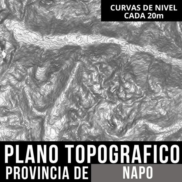 Descarga Mapas Topográficos y Límites Políticos de Napo en AutoCAD