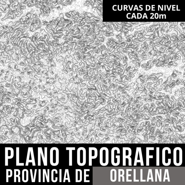 Descarga Mapas Topográficos y Límites Políticos de Orellana en AutoCAD