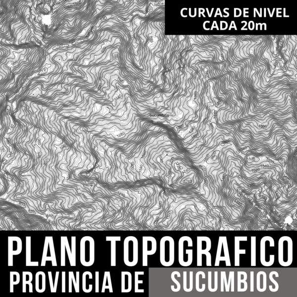 Descarga Mapas Topográficos y Límites Políticos de Sucumbios en AutoCAD