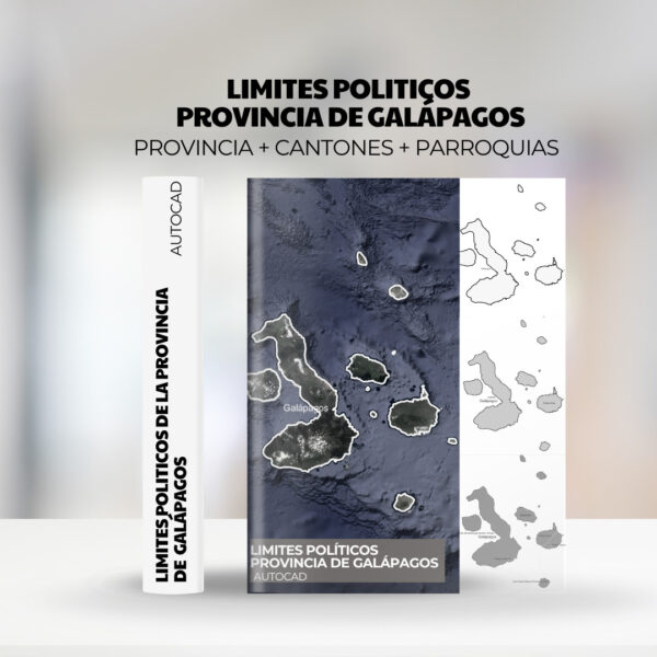 Descarga Planos Topográficos_ Curvas de Nivel y Límites Políticos de GALÁPAGOS