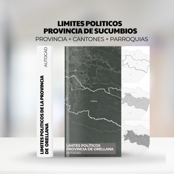 Descarga Planos Topográficos_ Curvas de Nivel y Límites Políticos de Orellana
