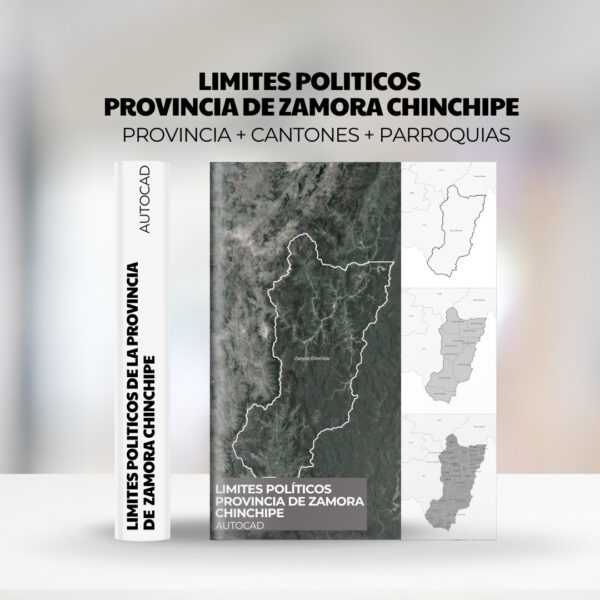 Descarga Planos Topográficos_ Curvas de Nivel y Límites Políticos de Zamora-Chinchipe