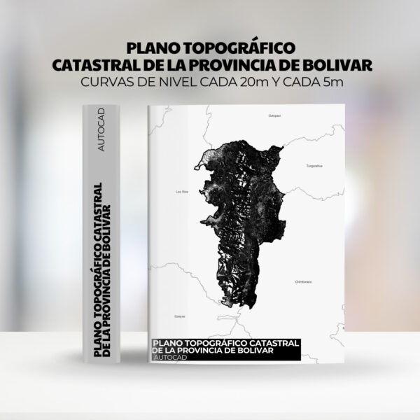 Descarga el Planos Topográficos de Bolivar con Curvas de Nivel y Límites Políticos