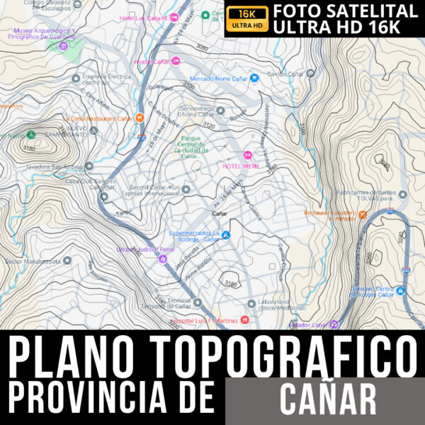 Descarga los Mapas Completo de Cañar_ Curvas de Nivel y Límites Políticos (2)