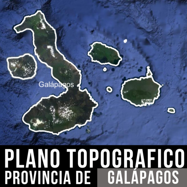 Mapa Digital de GALÁPAGOS_ Curvas de Nivel y Límites Políticos en AutoCAD