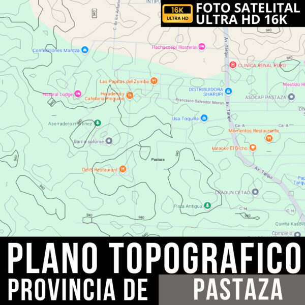 Mapa Digital de PASTAZA_ Curvas de Nivel y Límites Políticos en AutoCAD (2)