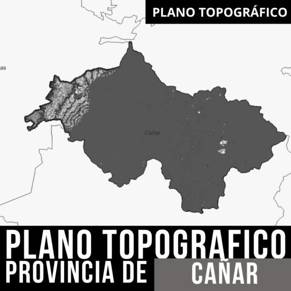 Mapa Topográfico de Cañar_ Curvas de Nivel y Límites Políticos, ¡Descárgalo Ya!