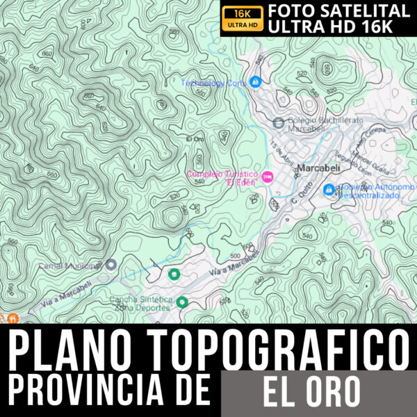 Mapa Topográfico de El Oro_ Curvas de Nivel y Límites Políticos en un Solo Pack (2)