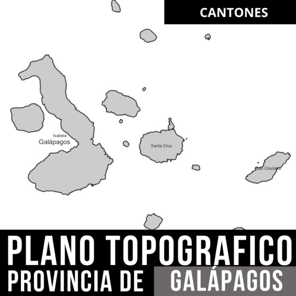 Obtén los Planos Topográficos de GALÁPAGOS con Límites Políticos en AutoCAD