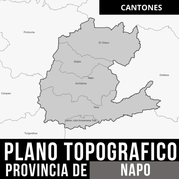 Obtén los Planos Topográficos de Napo con Límites Políticos en AutoCAD